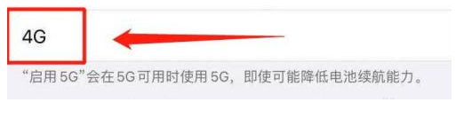 加查苹果13维修分享iPhone 13恒定4G设置方法 